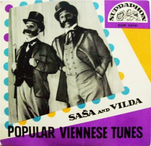 Sasa & Vilda - Popular Viennese Tunes 45 EP 7" SUPRAPHON SUM 34141 - Bild 1 von 2