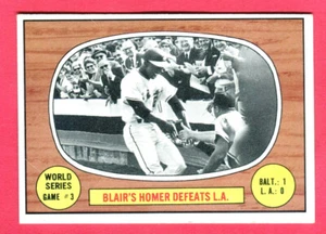 1967 TOPPS ORIOLES W.S. BLAIR HR #153 - Picture 1 of 1