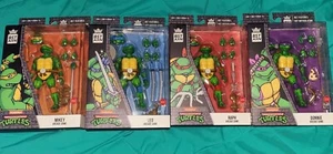 LOYAL SUBJECTS TEENAGE MUTANT NINJA TURTLES BST AXN TMNT ARCADE GAME 4 FIGURES - Picture 1 of 4