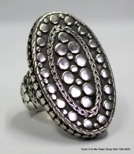 John Hardy Statement-Ring mit großen ovalen Punkten - Größe 6 - Bild 1 von 8