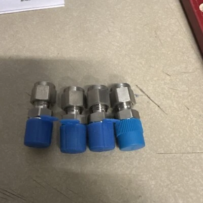 New Brennan 316 SS,  1/4" tube x 1/4" NPT Qty 4 - Image 1 of 2