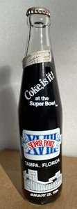 1984 NFL Super Bowl XVIII 18 Unopened Coca-Cola 10 OZ. Bottle - Picture 1 of 2