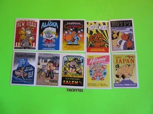 2023 Garbage Pail Kids Go on Vacation Travel Stickers 10 Card Set - Picture 1 of 4