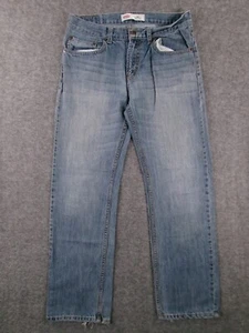 Levis 505 Jean Youth 18 Blue Regular Straight Leg Causal Medium Wash Faded 29X29 - Picture 1 of 15