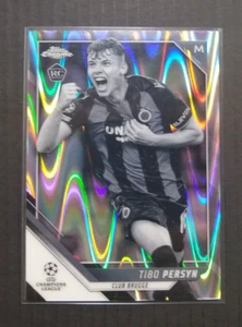 2021-22 Topps Chrome UCL Tibo Persyn RC B&W rifrattore Raywave #40  - Foto 1 di 2