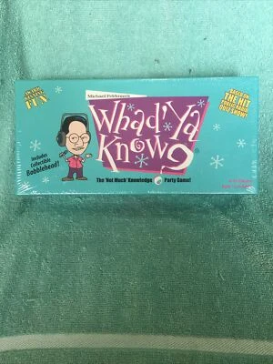  Whad' Ya Know Party Game And Bobble Head Trivia Quiz Brand New In Box - Image 1 of 4