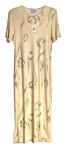 Maxi dress L size Large NEW Gina Minetti BNWT vintage 90s 00s noughties jersey - Picture 1 of 6