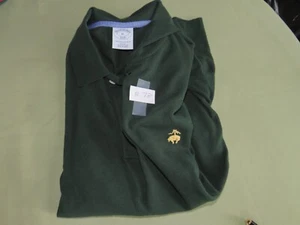 LOTE #78 CAMISA BOOKS BROS HOMBRE LS PERFORMANCE POLO VERDE XL SLIM FIT 100% ALGODÓN - Imagen 1 de 4