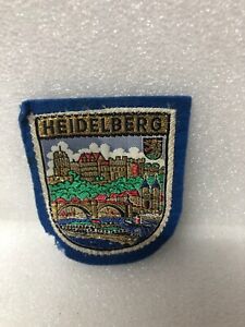Vintage Heidelberg Germany European Travel Souvenir Patch Castle German