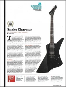 ESP LTD James Hetfield Snakebyte guitar review sound check article - Picture 1 of 3