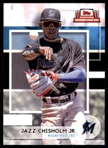 2022 Topps Trading Card Day Jazz Chisholm Miami Marlins #NTCD-15 - Picture 1 of 2