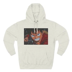 Anime-Inspired Three-Panel Fleece Hoodie, Cozy Casual Wear, Gifts for Fans - Picture 1 of 9