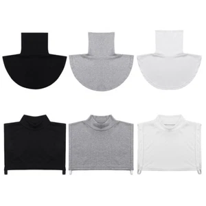 Men Women Dickey Turtleneck False Mock Faux Collar Neckline Fake Half Neck AU - Picture 1 of 56