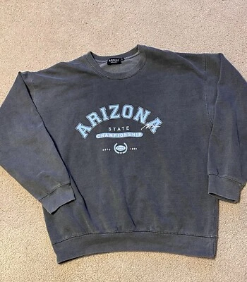 Sudadera Boohoo Hombre Pequeña S Gris Arizona Cuello Redondo Foto 1 de 3
