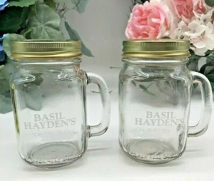 2 frascos de vaso de whisky bourbon Basil Hayden's Kentucky 16 oz - Imagen 1 de 10