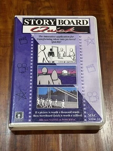 Vintage 1995 StoryBoard Quick Mac 2.0 Storyboarding Application Software - Picture 1 of 16