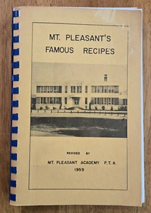 Mt. Pleasant's Famous Recipes Cookbook, South Carolina, 1959, Academy - Picture 1 of 11
