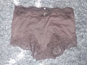 NEW Victoria’s Secret Dream Angel Lace Trim Boyshort SIZE small Brown - Picture 1 of 2