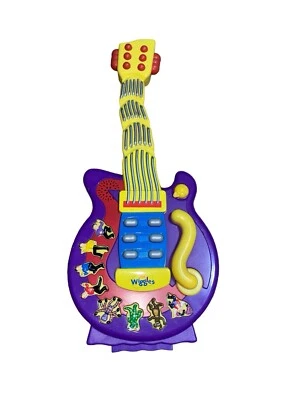 Spin Master The Wiggles Dancing Guitar Sounds Buttons Songs Vtg 2004 Purple - Image 1 of 3