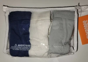Gymboree Boy Underwear pack sz 4 Solid Blue white gray Retail NWT - Picture 1 of 1