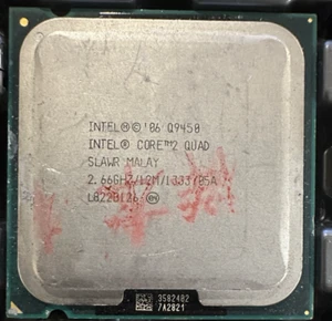 Intel Core 2 Quad Q9450 SLAWR LGA775 2.66GHz Yorkfield 12MB Quad Core Processor - Picture 1 of 2