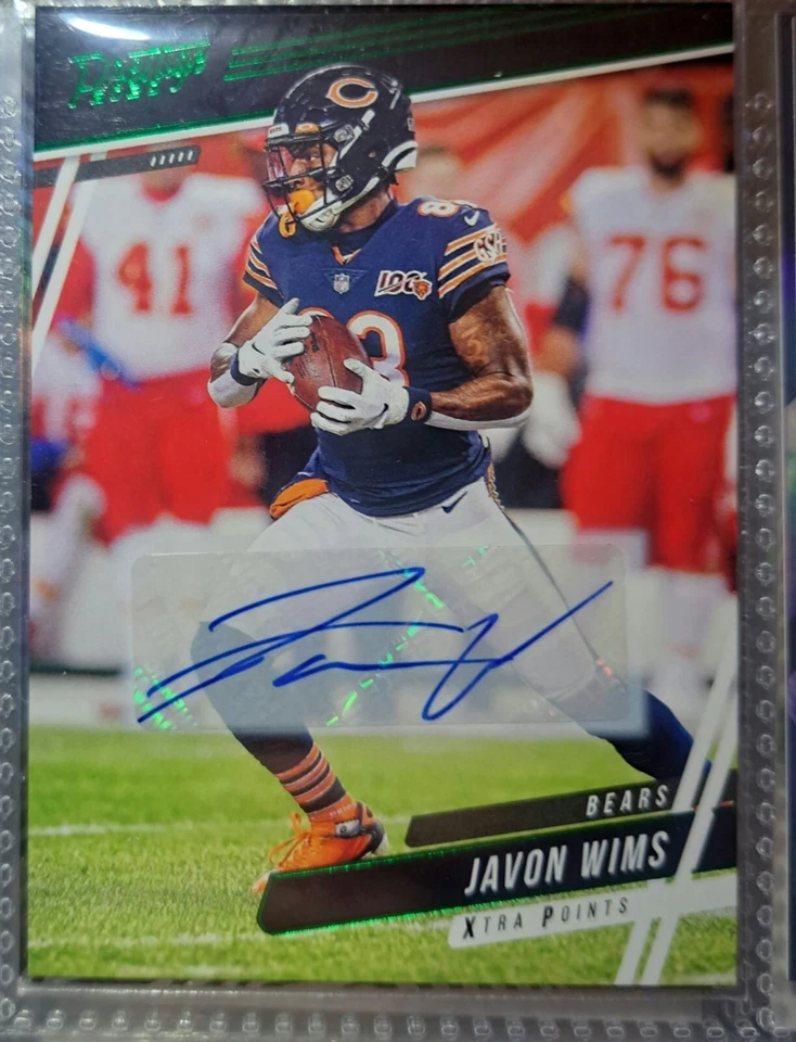 2020 PRESTIGE XTRA POINTS GREEN JAVON WIMS AUTOGRAPH CHICAGO BEARS - Image 1 of 1
