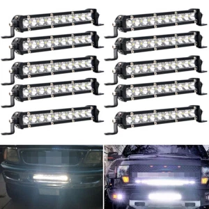 10pcs 7" inch 30W LED Work Light Bar Spot Fog Driving Offroad ATV SUV Car Trucks - Bild 1 von 12