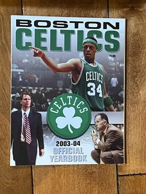 2003-04 BOSTON CELTICS YEARBOOK PAUL PIERCE DANNY AINGE JIM O'BRIEN Cover Foto 1 de 2
