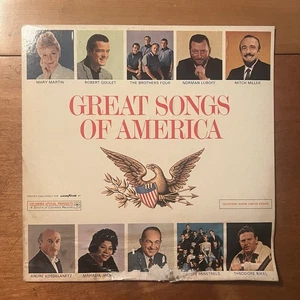 GOODYEAR GREAT SONGS OF AMERICA 33RPM 12" VINYL CSP133 - Picture 1 of 4