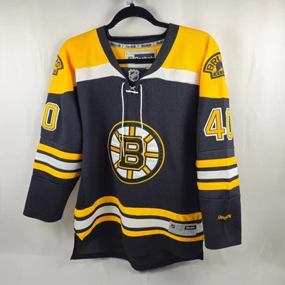 VTG Boston Bruins Jersey ccm Xl Mens Embroidered Black Yellow 90s 20x29 Inches - Image 1 of 4