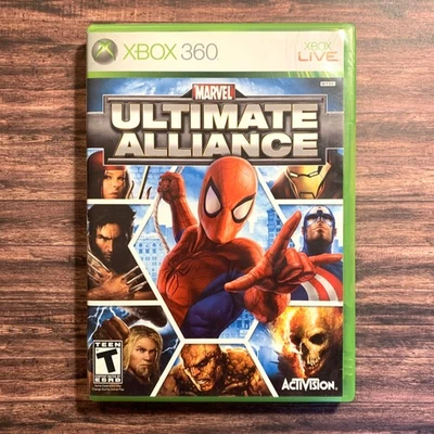 Marvel Ultimate Alliance Microsoft Xbox 360 - Game/Case/Manual - Image 1 of 2
