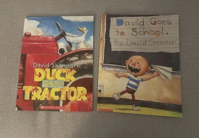 David  Shannon Books,  Lot of 2, Scholastic paperback books, Like New, Preowned - Image 1 of 2
