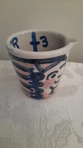 Vintage M. A. Hadley Keramik Firewater Chief Messbecher signiert - Bild 1 von 4