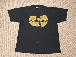 Camiseta negra vintage 2007 Wu-Tang Rap Streetwear Y2K XL - Imagen 1 de 8