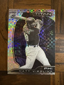 Matt Vierling Panini Chronicles #16 Titan Building Blocks RC Phillies 2022 - Imagen 1 de 2