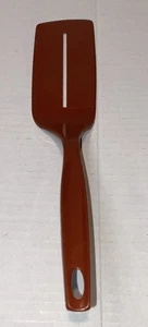 Vintage Foley Slotted Spatula - Terra Cotta, 1950s-1970s Kitchen Utensil Nylon - Picture 1 of 17