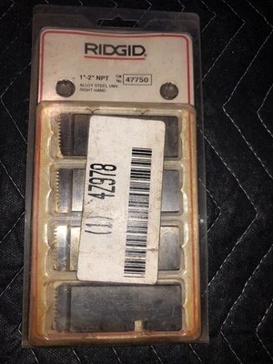 Ridgid 47750 1" - 2" NPT Alloy Steel UNV Right Hand Die - Image 1 of 3