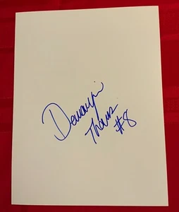 DEMARYIUS THOMAS SIGNED 8x10 PHOTO AUTOGRAPHED DENVER BRONCOS COA CUT WHITESHEET - Picture 1 of 1