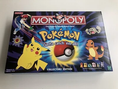 Hasbro Waddingtons Pokemon Collectors 2000 Edition Monopoly Board Game - Unused. - Image 1 of 4