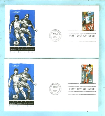 2 ARTMASTER FDC,  "Sc 2835 and 2836 World Championship Soccer 40c & 50c" - Image 1 of 4