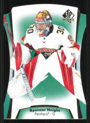 2021-22 SP Authentic Die Cuts Green #DC16 Spencer Knight - Image 1 of 2