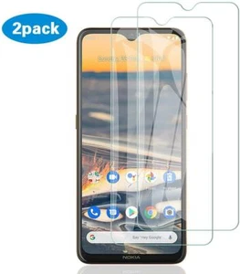 Tempered Glass Screen Guard Protector For Nokia 1.3 2.3 5.3 8.3 6.2 7.2 (2 Pack) - Picture 1 of 11