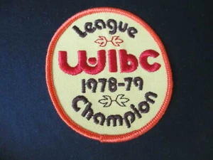 Bowling-Aufnäher "1978-79 WIBC LEAGUE CHAMPION" BESTICKT MEHRFARBIG TEN-PIN * - Bild 1 von 1