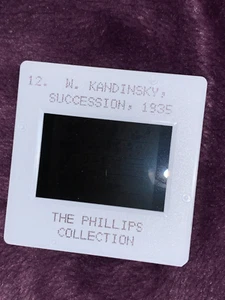 Succession, by W. Kandinsky  35mm Modern Art Slide   - Picture 1 of 3