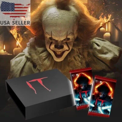 OFICIAL IT WB Horror Tarjetas Coleccionables Premium Hobby Box Paquete de 6 + Tarjeta Ladrillo Nuevo EE. UU. Foto 1 de 4