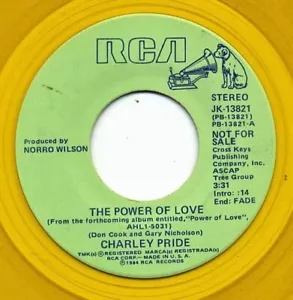 The Power Of Love Stereo Charley Pride 45 RPM Promo ? - Picture 1 of 1