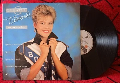 C. C. CATCH *Diamonds: Her Greatest Hits* ORIGINAL 1988 Spain LP **ARIOLA LABEL  - Image 1 of 4