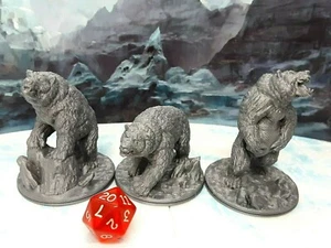 Large Bears Miniature Mini Figure Tabletop Game Piece Dungeons & Dragons D&D - Picture 1 of 5