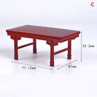 1:25 Dollhouse Miniature Furniture Chinese Style Wodden Model Bed Table Cabinet