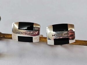 MontBlanc Men's Classic Sterling Silver Cufflink Mod.35821